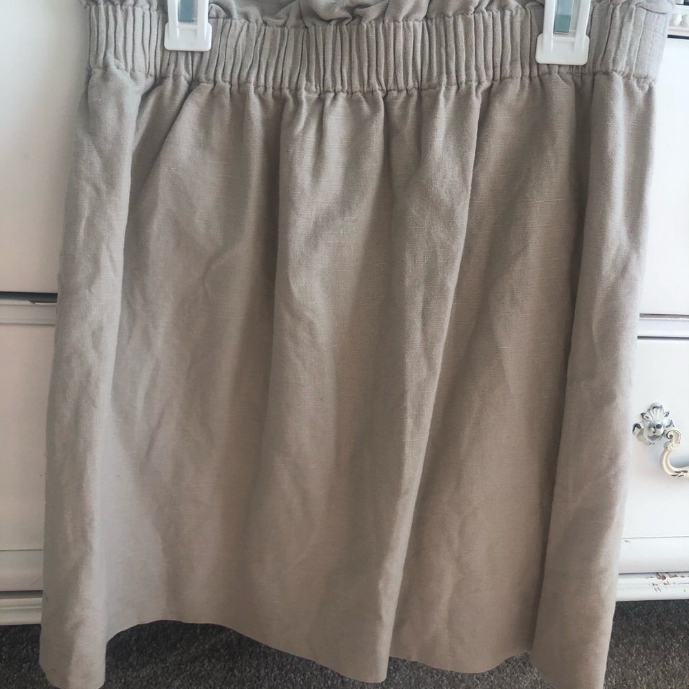 J crew paper bag skirt
